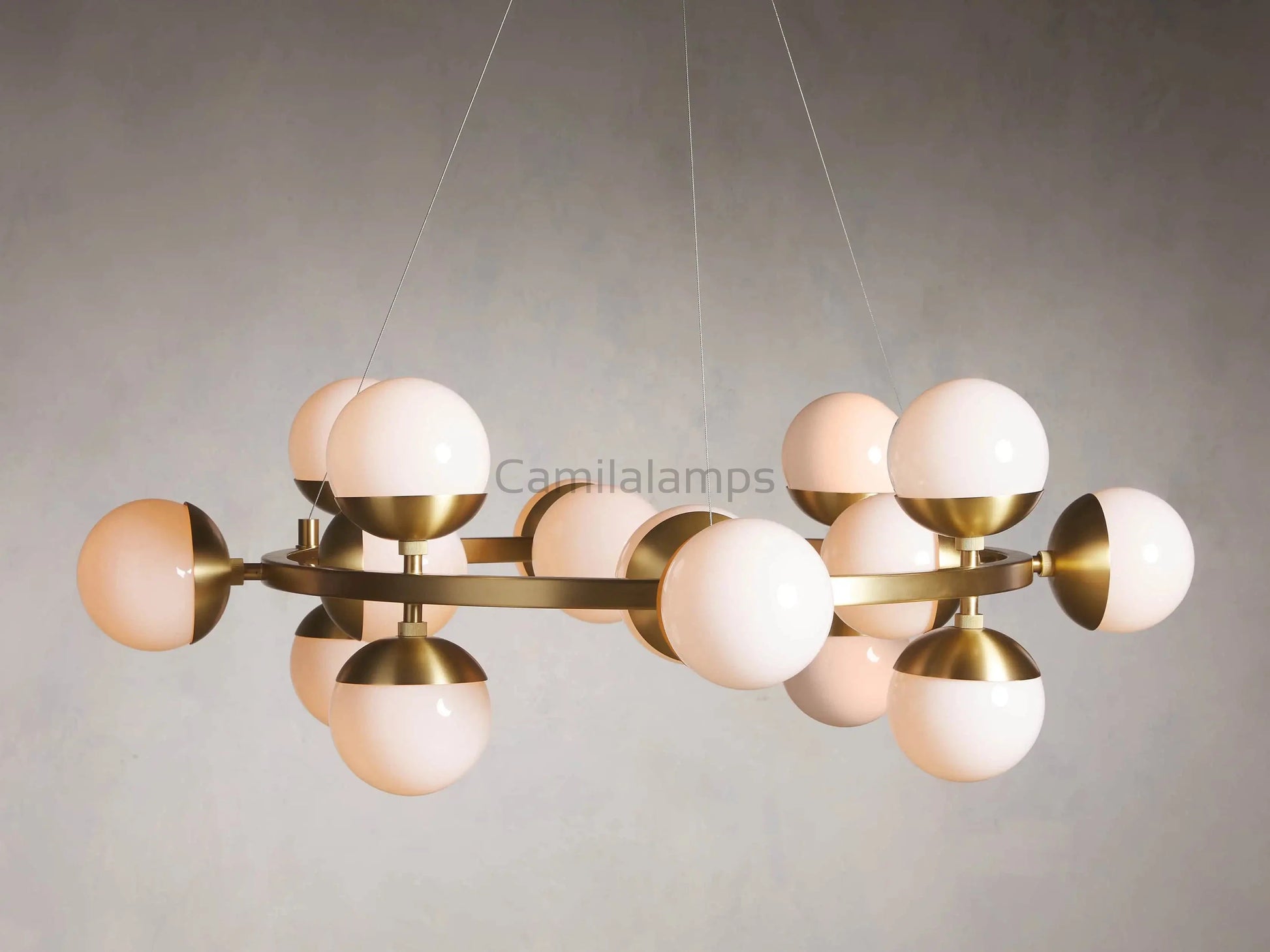 Raechelle Globe Chandelier - Camilalamps - Ca-17198H257