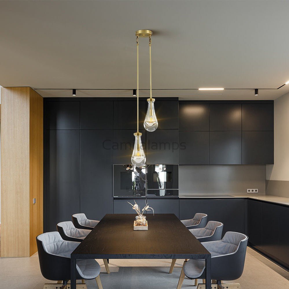 Raindrop 2 - Light Rod Round Chandelier - Camilalamps - Ca-1Ra2023-1C1237