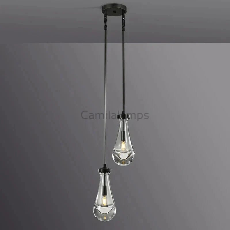 Raindrop 2 - Light Rod Round Chandelier - Camilalamps - Ca-1Ra2023-1C1236