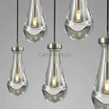 Raindrop 3 - Light Cord Rectangular Chandelier - Camilalamps - CA - RA2023 - C1246