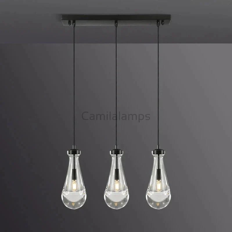 Raindrop 3 - Light Cord Rectangular Chandelier - Camilalamps - Ca-1Ra2023-1C1245
