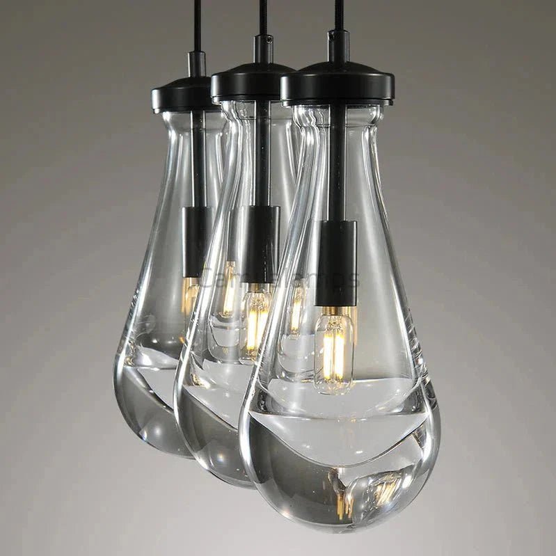 Raindrop 3 - Light Cord Rectangular Chandelier - Camilalamps - Ca-1Ra2023-1C1246