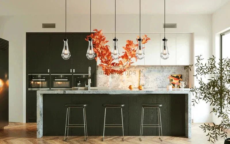 Raindrop 3 - Light Cord Rectangular Chandelier - Camilalamps - Ca-1Ra2023-1C1246