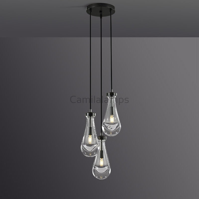 Raindrop 3 - Light Cord Round Chandelier - Camilalamps - CA - RA2023 - C1251
