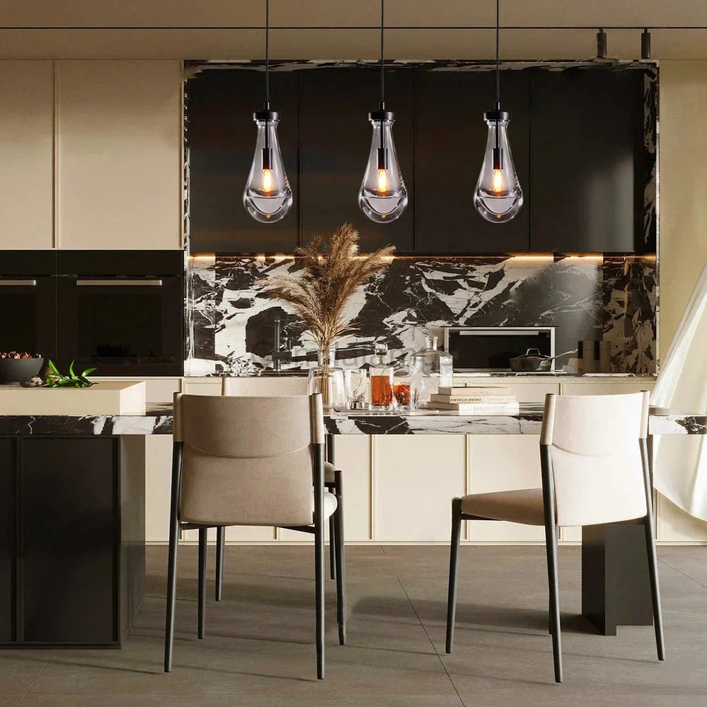 Raindrop 3 - Light Rod Rectangular Chandelier - Camilalamps - CA - RA2023 - C1243