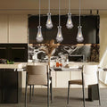 Raindrop 5 - Light Rod Rectangular Chandelier - Camilalamps - CA - RA2023 - C1255