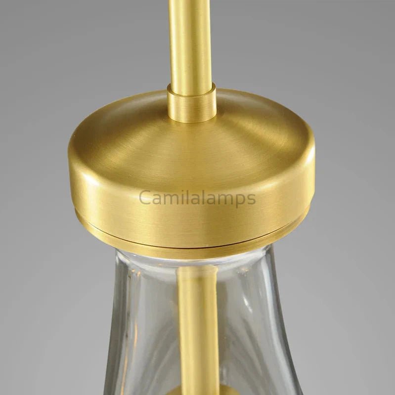 Raindrop 5 - Light Rod Rectangular Chandelier - Camilalamps - CA - RA2023 - C1255