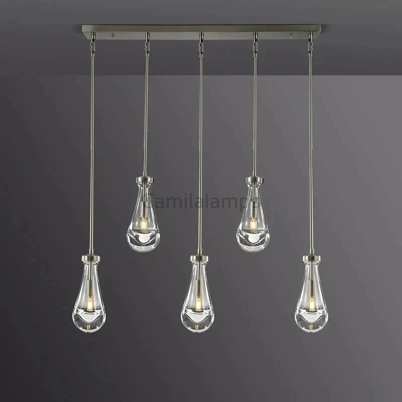 Raindrop 5 - Light Rod Rectangular Chandelier - Camilalamps - Ca-1Ra2023-1C1255