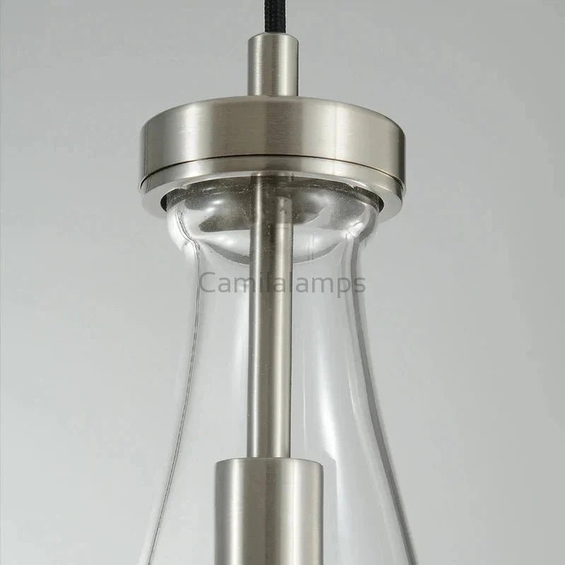 Raindrop 5 - Light Rod Rectangular Chandelier - Camilalamps - CA - RA2023 - C1255