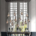 Raindrop Glass Linear Chandelier 54