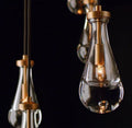 Raindrop Glass Round Chandelier 18