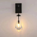Raindrop Glass Wall Sconce Cord - Camilalamps - CA - WS10102