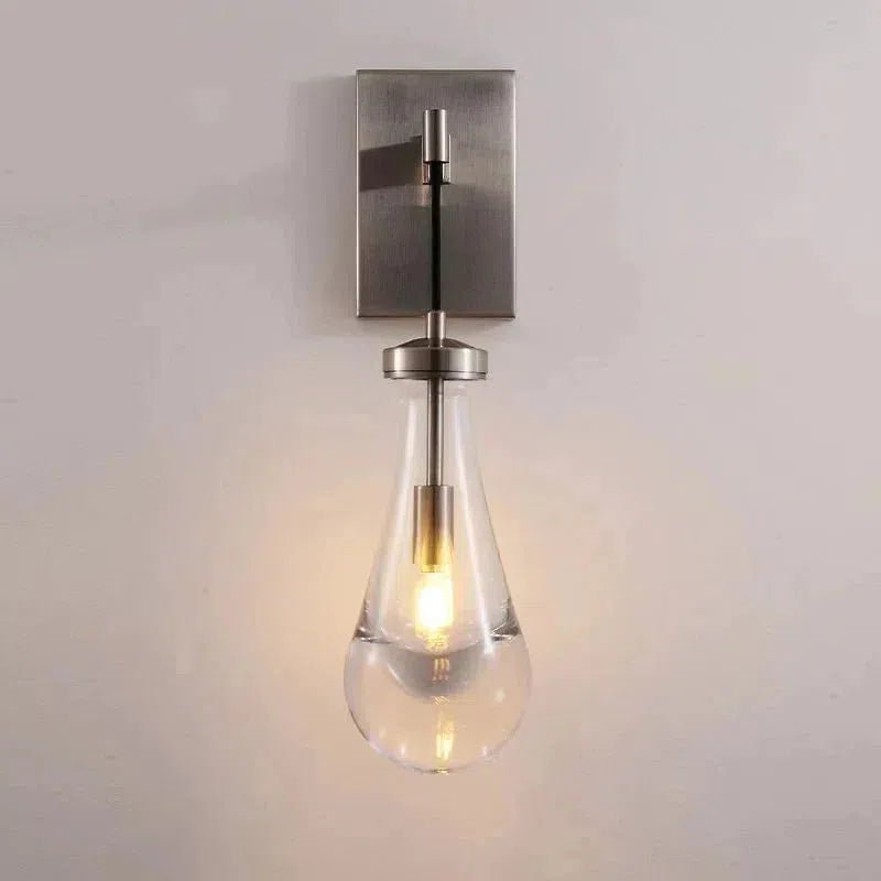 Raindrop Glass Wall Sconce Cord - Camilalamps - CA - WS10103