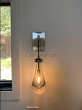 Raindrop Glass Wall Sconce Cord - Camilalamps - CA - WS10101
