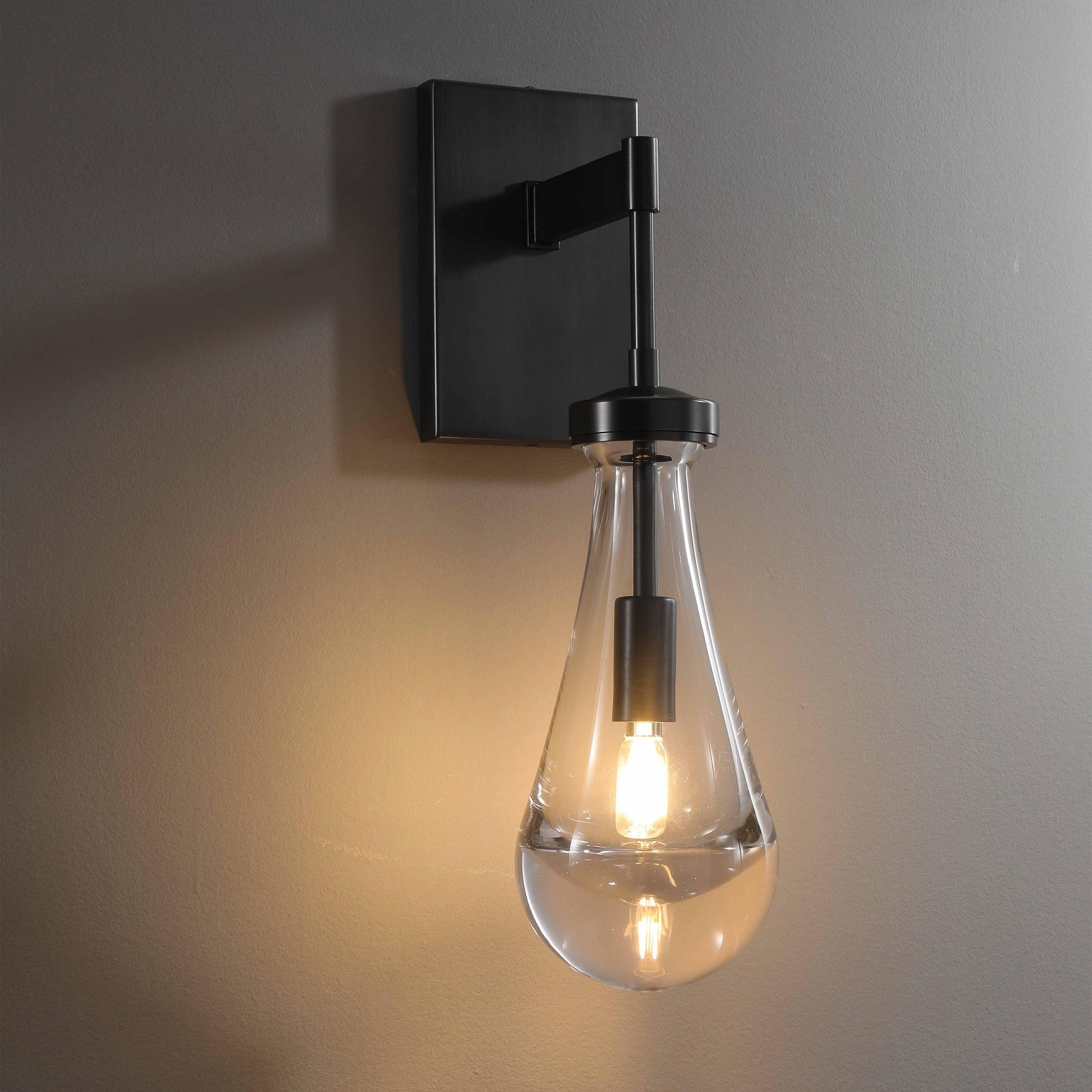 Raindrop Glass Wall Sconce Cord - Camilalamps - CA - WS10101