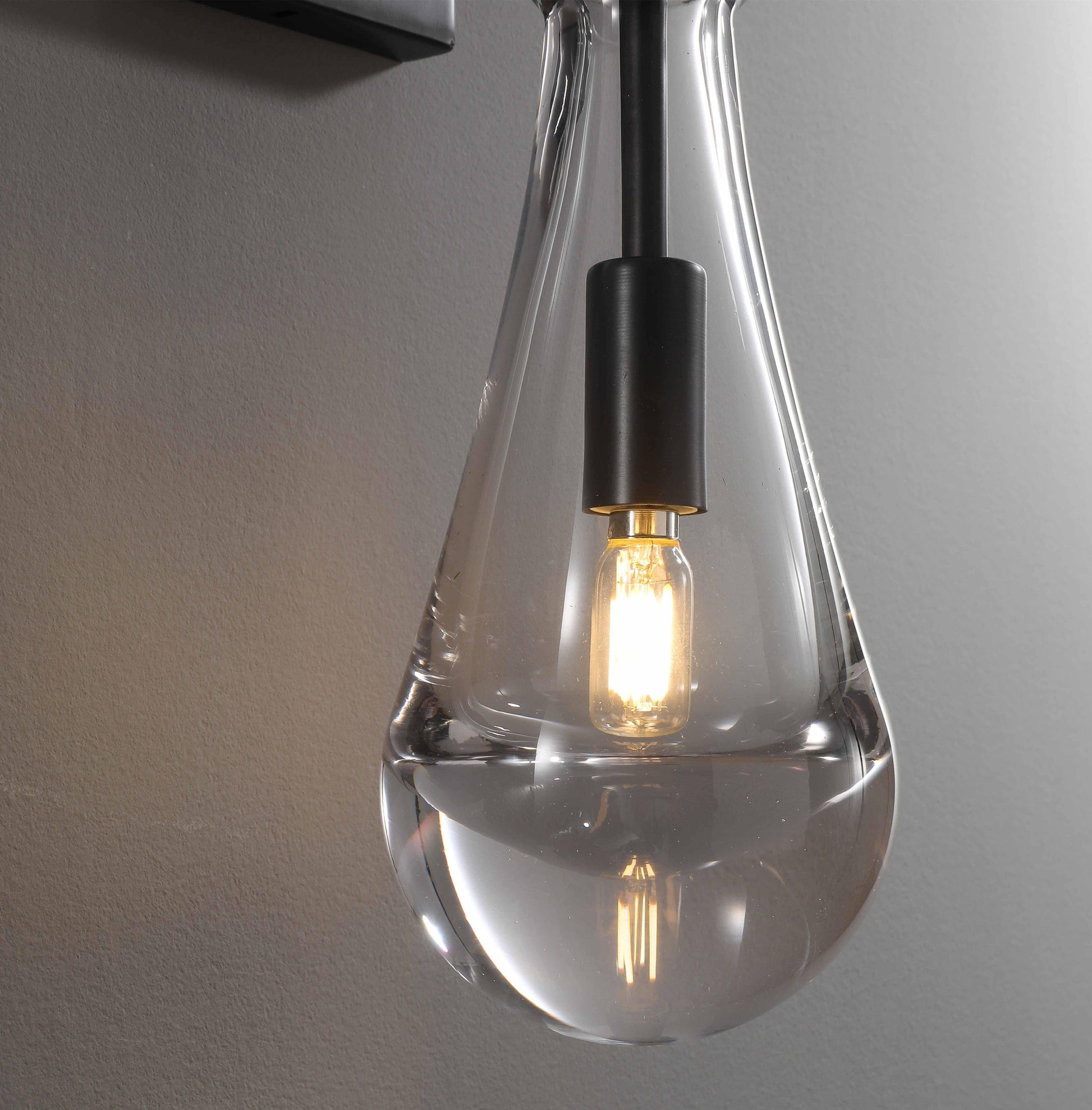 Raindrop Glass Wall Sconce Cord - Camilalamps - CA - WS10101