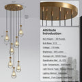 Raindrop Pendant Lights Set of 2,Kitchen Island Hanging Light Fixtures, Modern Art Raindrop Clear Solid Glass Chandelier for Dining Room for Porch, Corridor, Living Room - Camilalamps - B0CSPP5CY4