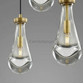 Raindrop Round Chandelier 5 Lights 14