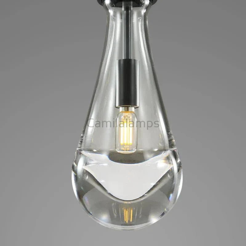 Raindrop Round Chandelier 5 Lights 14"D - Camilalamps - Ca-1Ra2023-1C1259