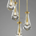 Raindrop Round Chandelier 5 Lights 14