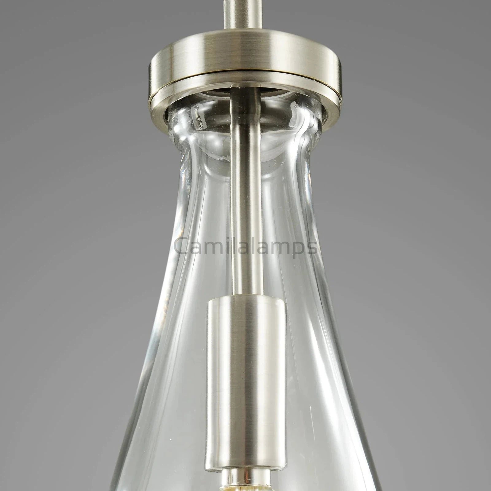 Raindrop Round Chandelier 5 Lights 14"D - Camilalamps - CA - RA2023 - C1259