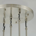 Raindrop Round Chandelier 5 Lights 14