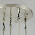 Raindrop Round Chandelier 5 Lights 14