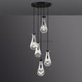 Raindrop Round Chandelier 5 Lights 14"D - Camilalamps - Ca-1Ra2023-1C1259