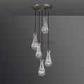 Raindrop Round Chandelier 5 Lights 14