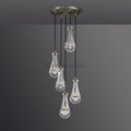 Raindrop Round Chandelier 5 Lights 14