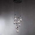Raindrop Round Chandelier 5 Lights 14