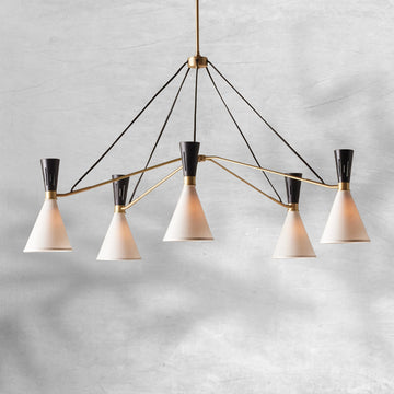 Ramsey 5 - Light Round Chandelier - Camilalamps - CA - 10182H624