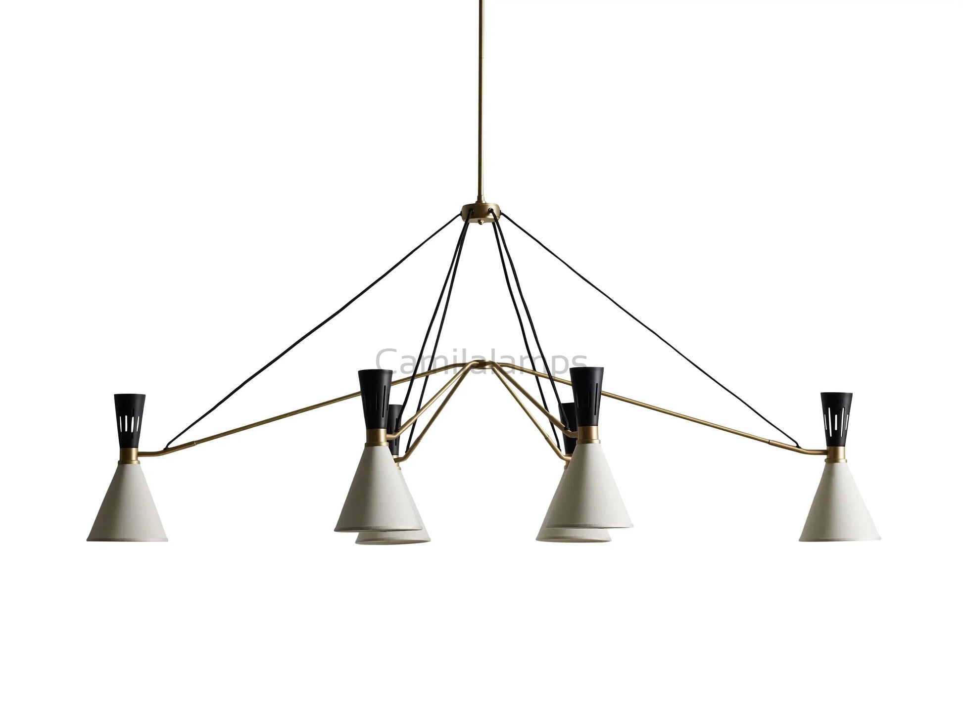 Ramsey 6 - Light Linear Chandelier - Camilalamps - Ca-110182H625