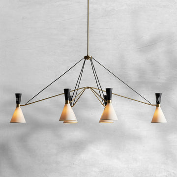 Ramsey 6 - Light Linear Chandelier - Camilalamps - Ca-110182H625