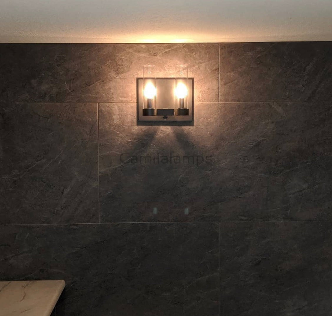 Ravelle Glass 2 - Head Wall Sconce - Camilalamps - CAC - 81WS10 - 2