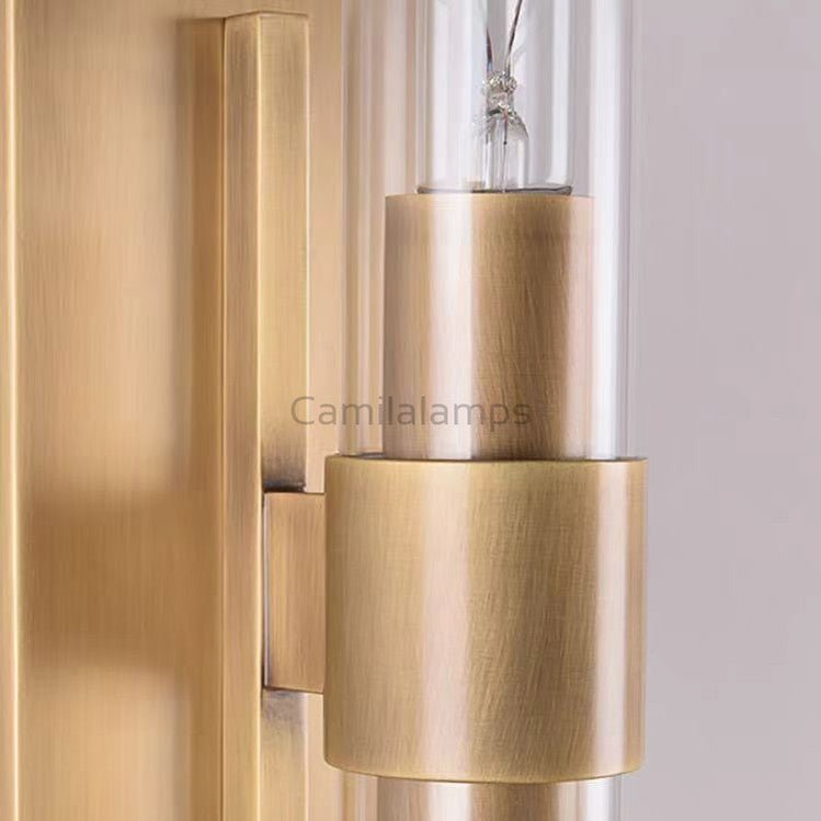 Ravelle Glass Linear Wall Sconce 23”H - Camilalamps - CAC - 81WS45 - 1