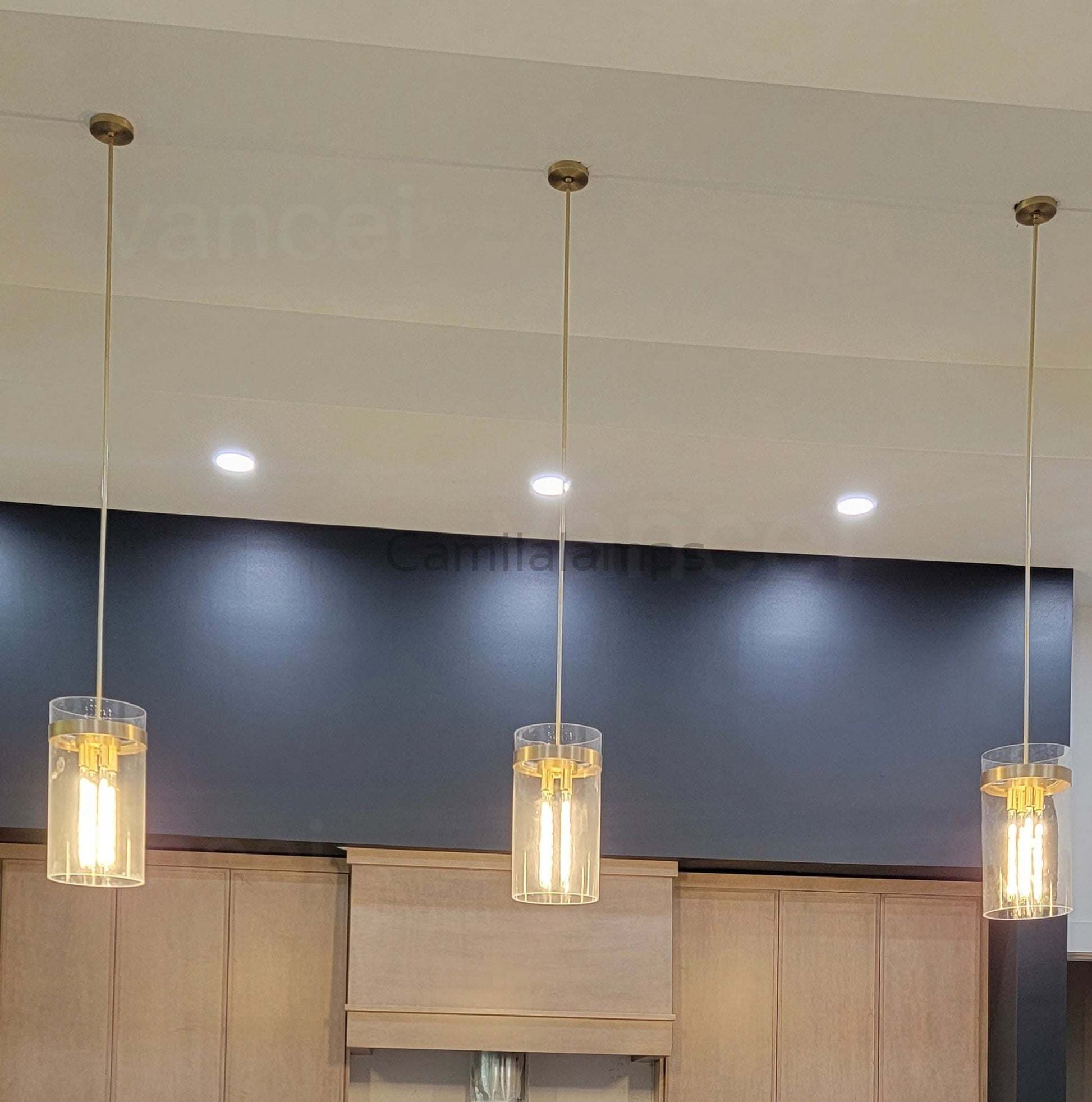 Ravelle Glass Pendant 12"/10"/8" - Camilalamps - PD002