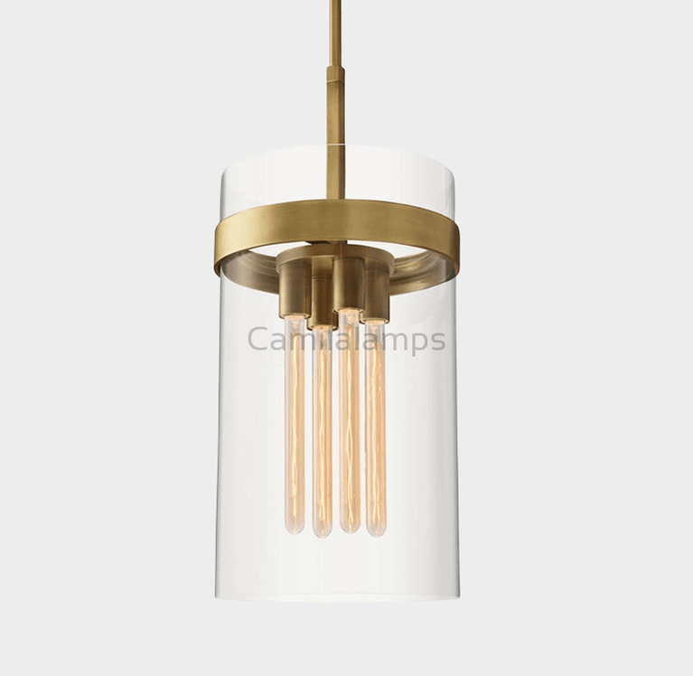 Ravelle Glass Pendant 12"/10"/8" - Camilalamps - PD001