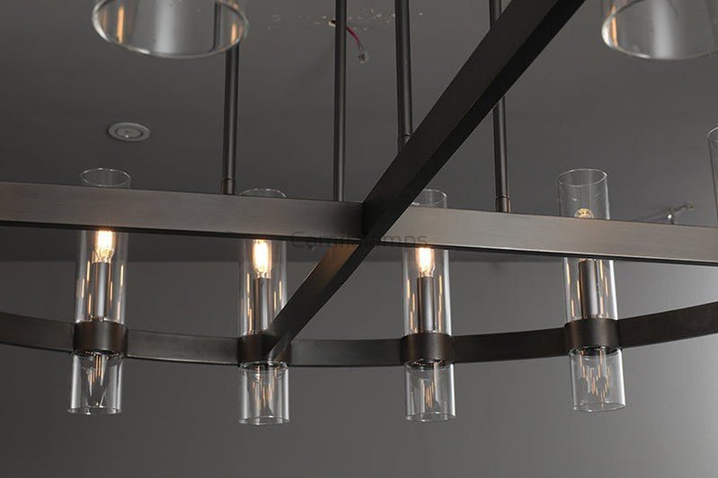 Ravelle Glass Round Chandelier 48" - Camilalamps - Ca-1CH20148-13