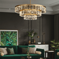Rebecca Postmodern Multi Tier Crystal Chandelier - Camilalamps - ILM0360
