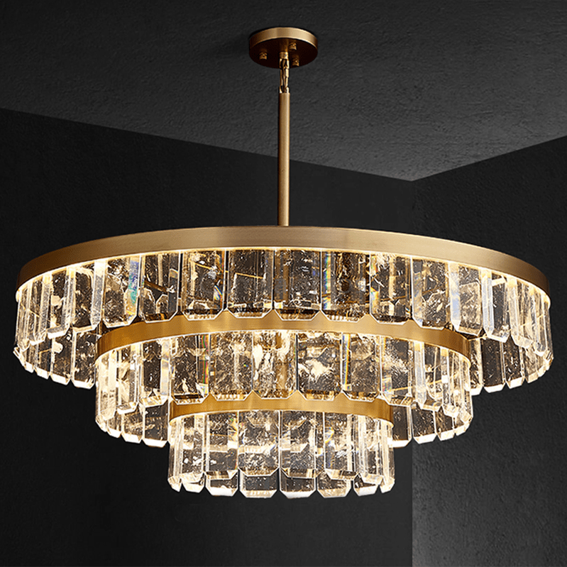 Rebecca Postmodern Multi Tier Crystal Chandelier - Camilalamps - ILM0360