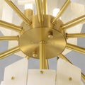 Regina Alabaster Round Chandelier - Camilalamps - Regin - 1781 - ? 23. - Brass - 1