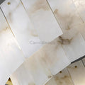 Regina Alabaster Round Chandelier - Camilalamps - Regin - 1781 - ? 23. - Brass - 1