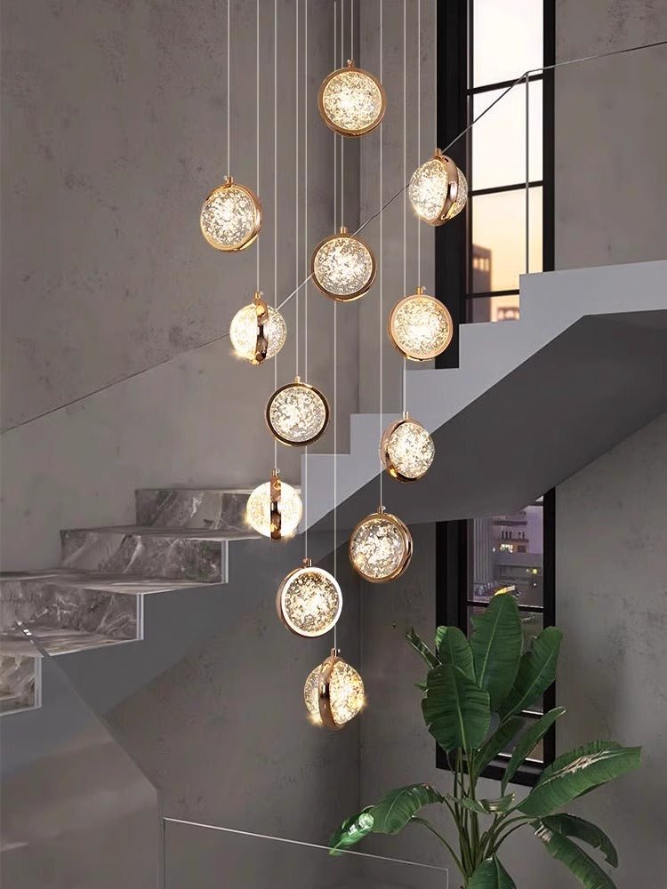Reina Crystal Long Chandelier - Camilalamps - CA - CH25626101