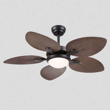 Retro Banana Leaf Shaped Blade Ceiling Fan Lamp 44" - Camilalamps - CA - 8230 - 44CZ - BJ