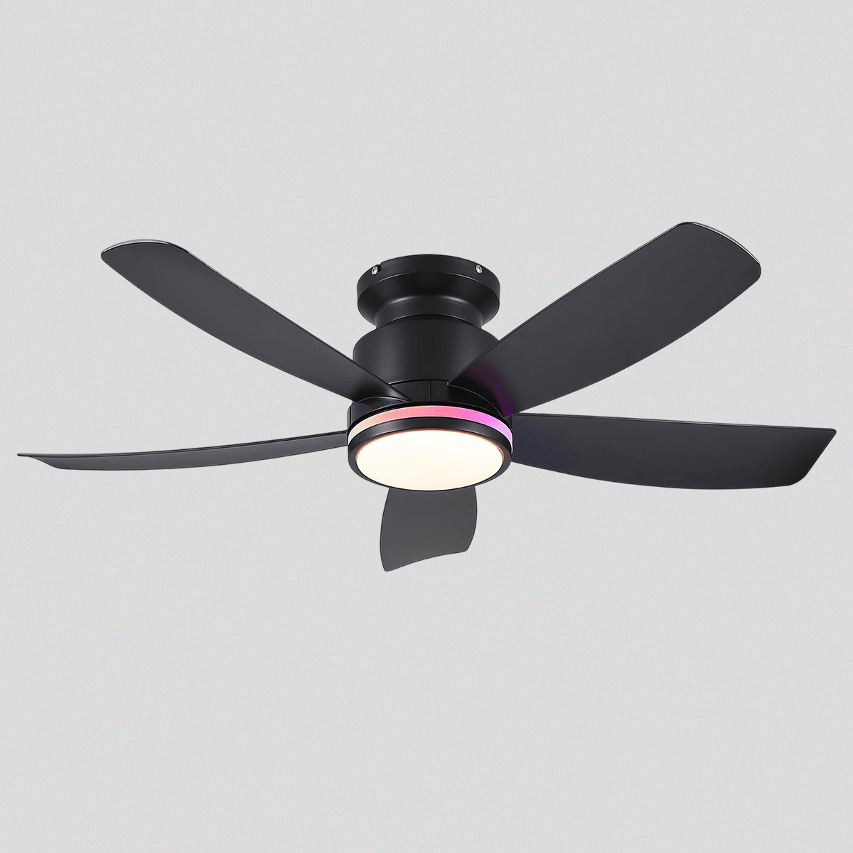 RGB Recessed remote control ceiling fan light 41" - Camilalamps - CA - 8233 - 41CRG - 5D