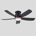 RGB Recessed remote control ceiling fan light 41