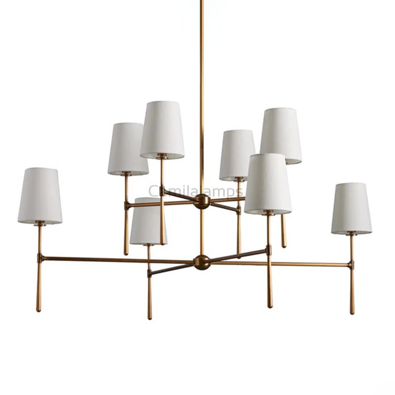 Rhodes 2 - Tier Round Chandelier - Camilalamps - CA - 10031H670