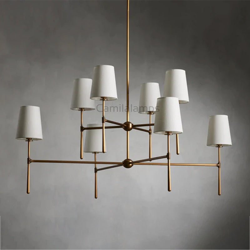 Rhodes 2 - Tier Round Chandelier - Camilalamps - Ca-110031H670