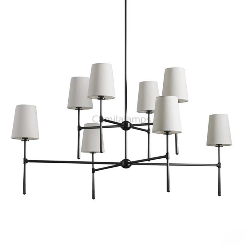 Rhodes 2 - Tier Round Chandelier - Camilalamps - Ca-110031H3